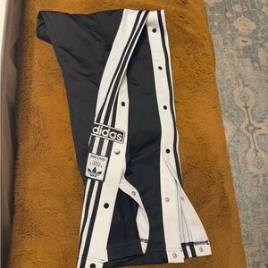 Adidas Black and White Track Pants